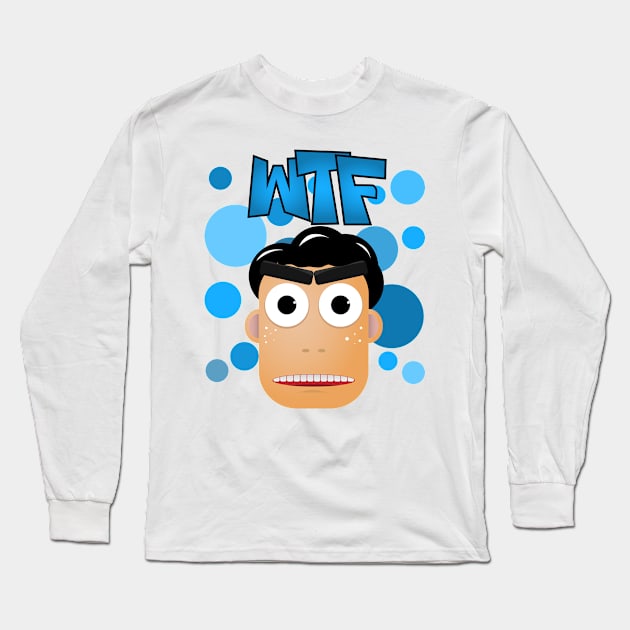 WTF Long Sleeve T-Shirt by melcu